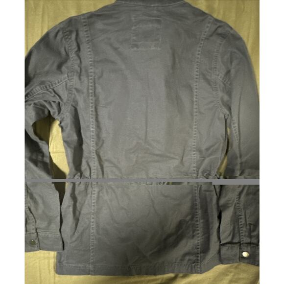 Gap Women's Utility Field Jacket Midnight Blue Full Zip Pockets XS 100% Cotton - Picture 4 of 4